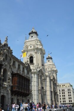 Facade of the Basílica and Convent of San Francisco, Historical District, Lima