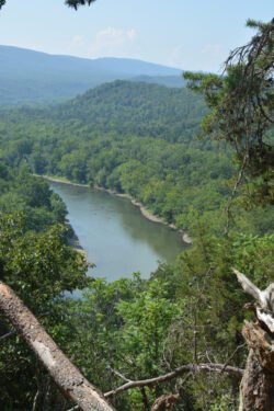 View of the Upper Potomac River, Paw Paw West Virginia