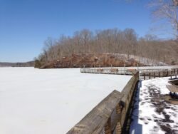 Deep Freeze On Occoquan Reservoir, Virginia