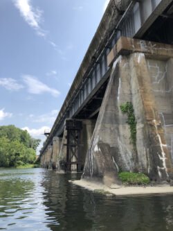Railway Support On Powells Creek