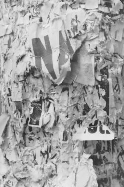 Paper Mache On A Post