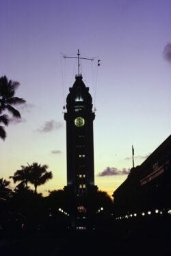 Aloha Tower, Honolulu Harbor, Hawaii