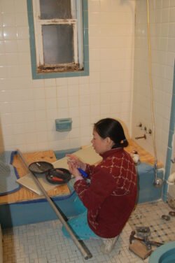 The Bathroom - Winnie at Work