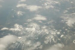 Arial View of Mt Hood
