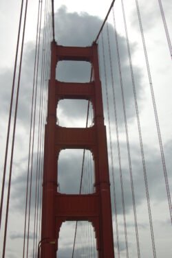 Tower and Cables, Golden Gate Bridge