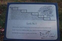 Plaque of the Locks at Great Falls