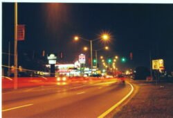 Highway 90 at Night