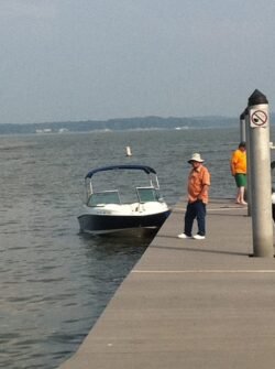 Boating with Roger Forbes
