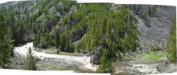 A Panorama of Yellowstone River