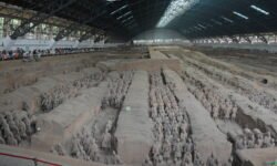 Panoramic View of the Main Terracotta Warrior Excavation